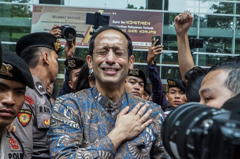 Majelis Hakim Vonis Nadiem Makarim 10 Tahun Penjara Kasus Korupsi Chromebook